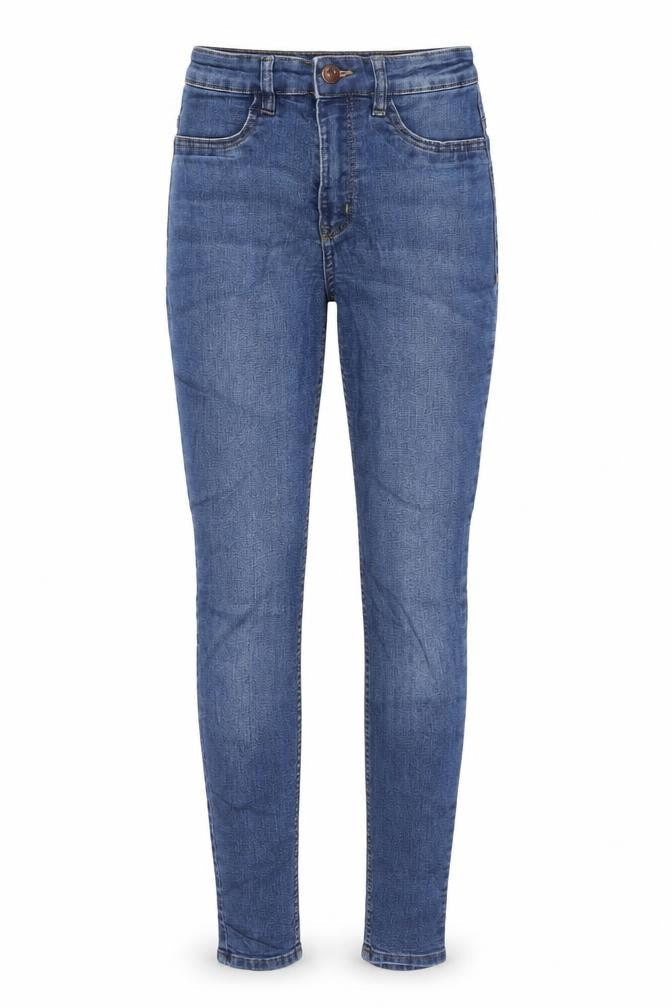 Divided by H&M Womens Blue Cotton Skinny Jeans Size 6 L26 in Regular Zip