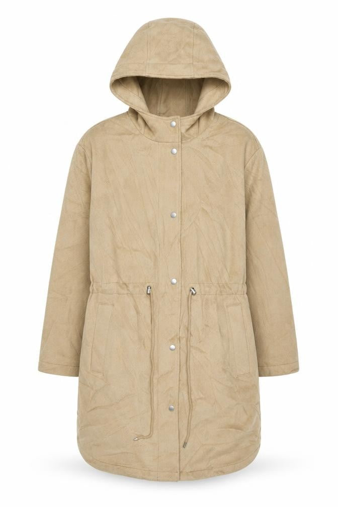 Marks and Spencer Womens Brown Overcoat Coat Size XL Zip