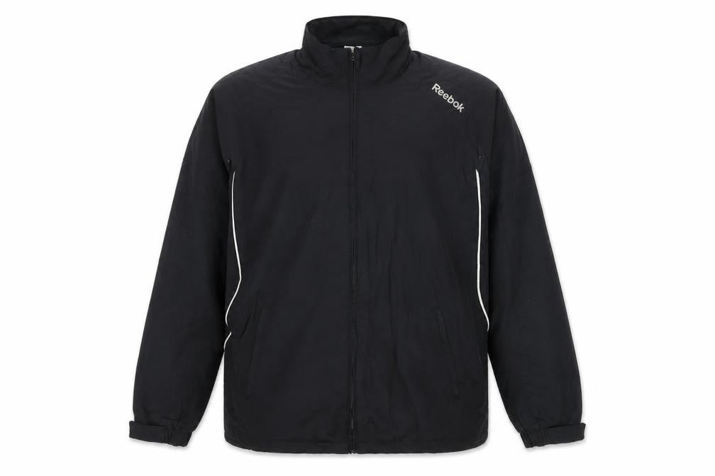 Reebok Mens Black Jacket Size L Zip