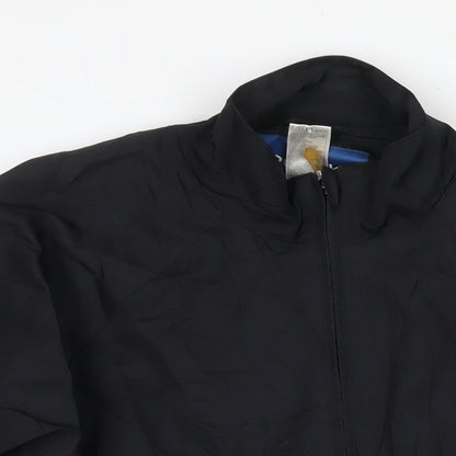 Reebok Mens Black Jacket Size L Zip