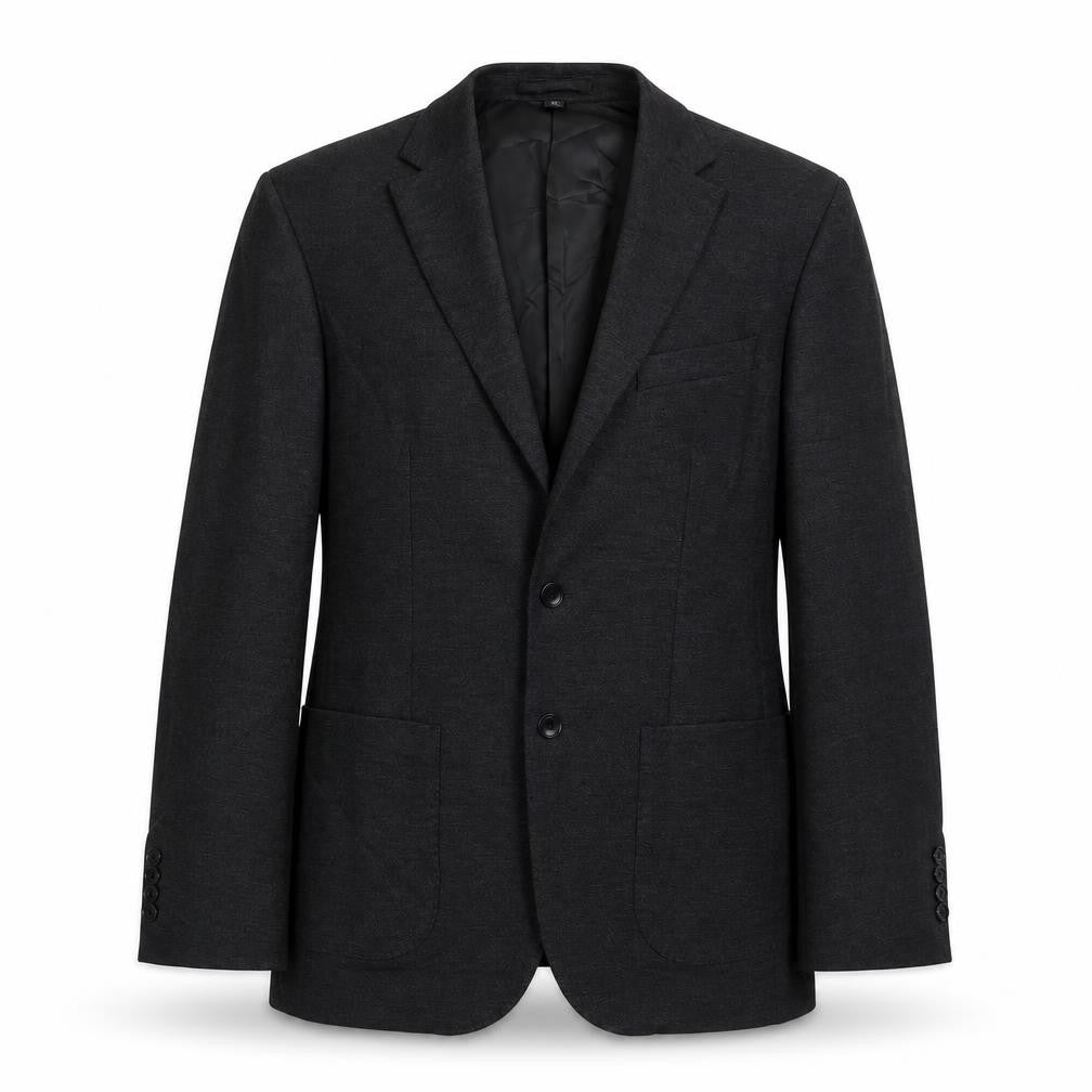 Marks & Spencer Mens Grey Polyamide Jacket Suit Jacket Size 40 Regular