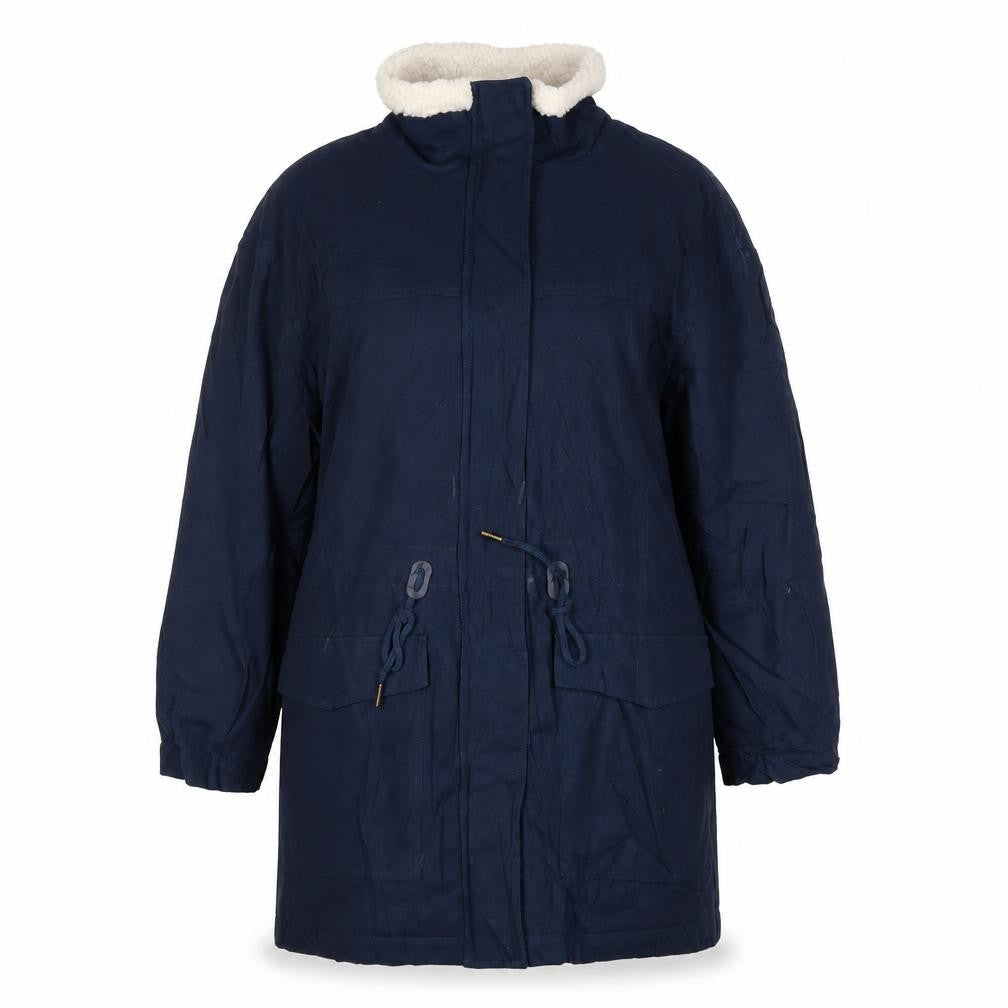 Per Una Womens Blue Parka Coat Size 16 Zip