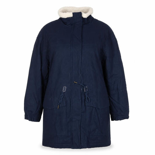 Per Una Womens Blue Parka Coat Size 16 Zip