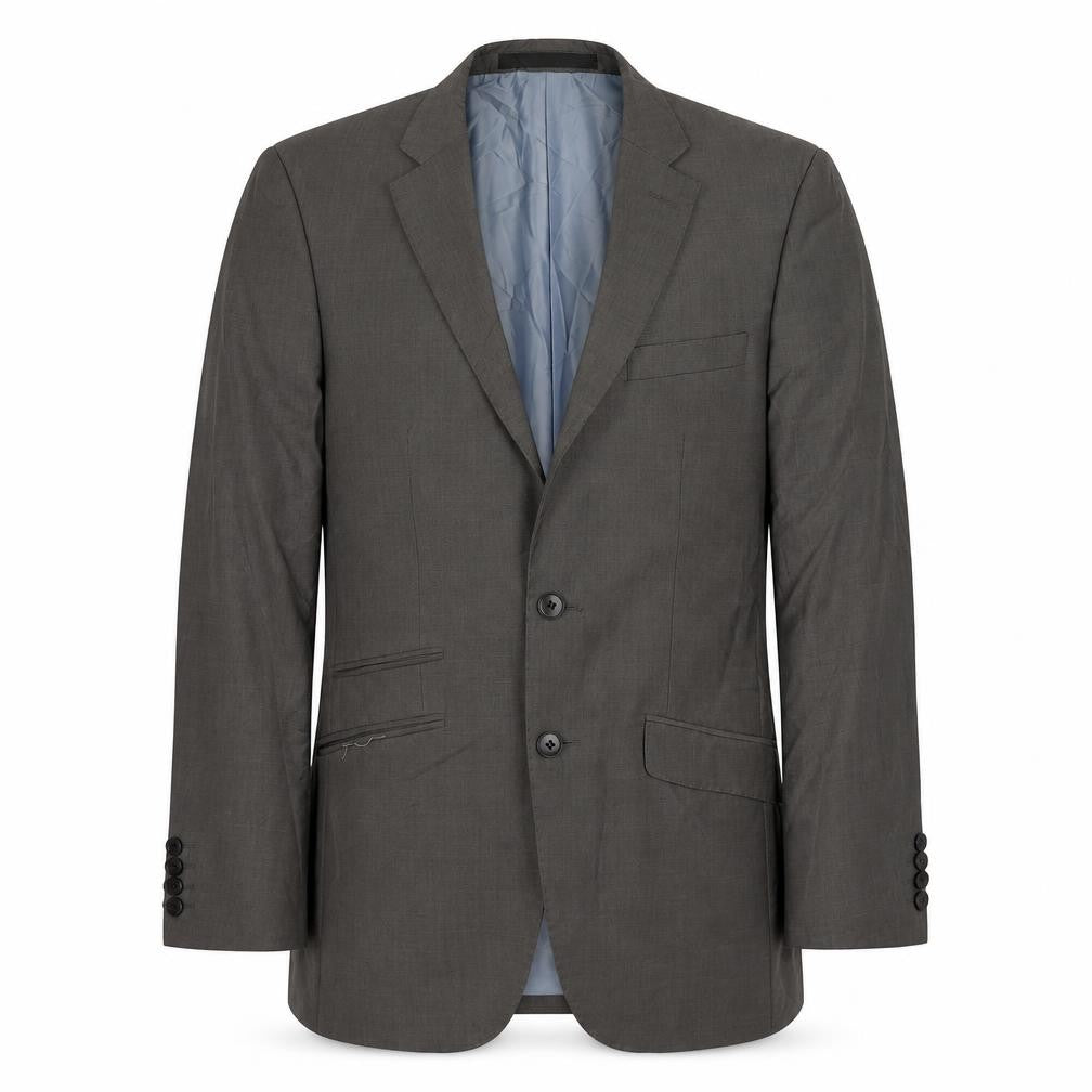 Autograph Mens Grey Polyester Jacket Suit Jacket Size 36 Regular