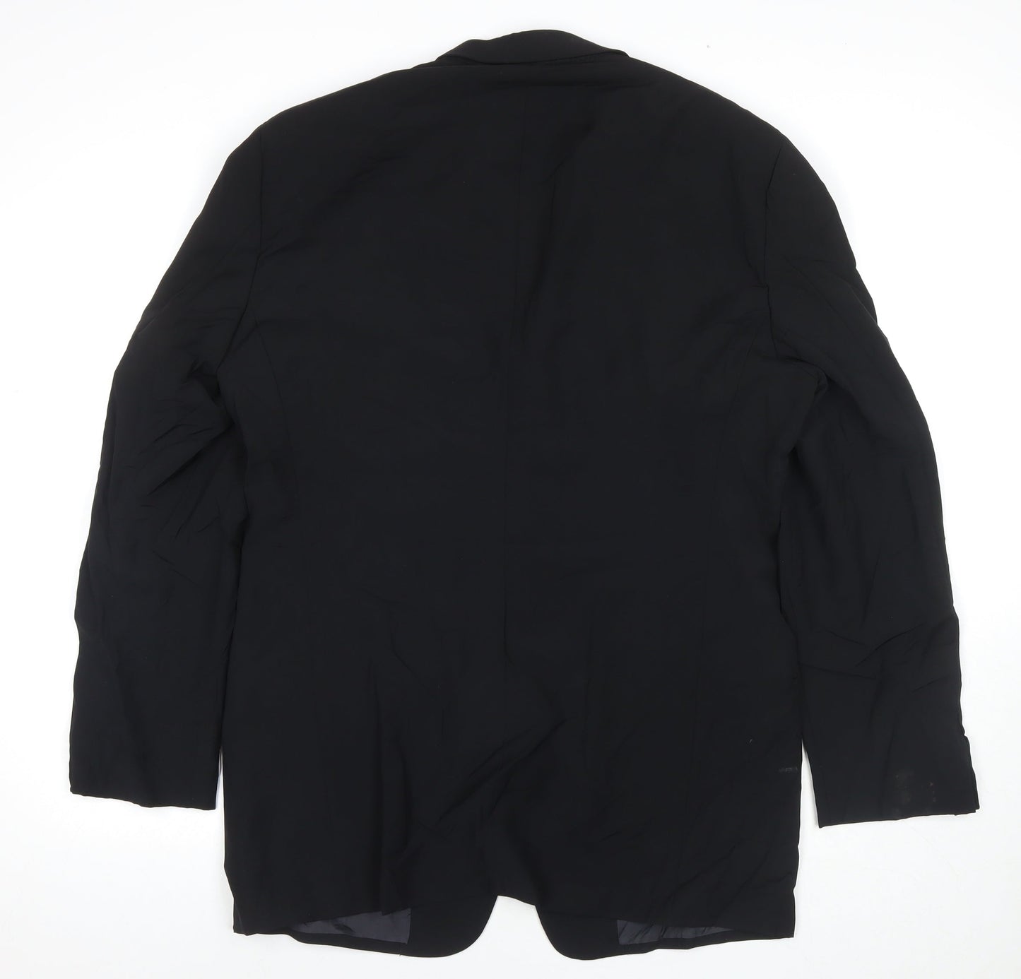 Giorgio Armani Mens Black Jacket Blazer Size 40 Button