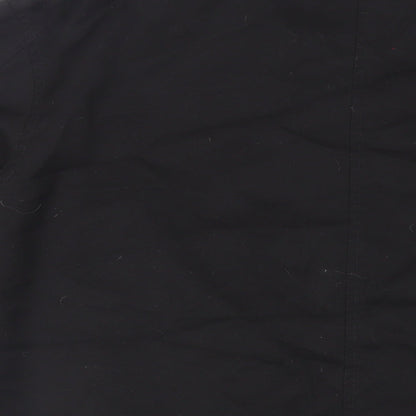 Next Mens Black Bomber Jacket Jacket Size L Zip