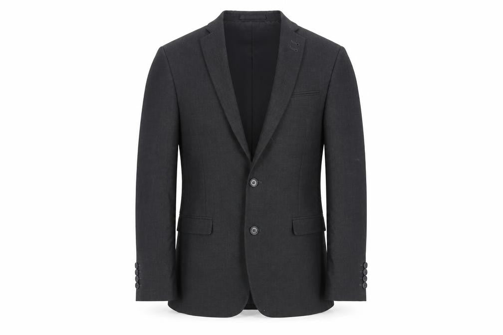 ASOS Mens Grey Polyester Jacket Suit Jacket Size 38 Regular