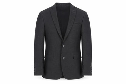 Front view of ASOS men’s grey polyester jacket suit jacket, size 38, regular