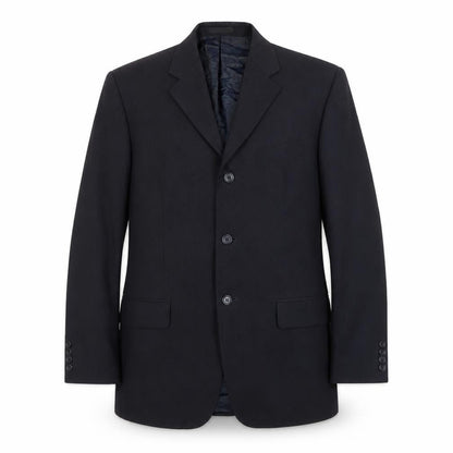 BHS Mens Black Polyester Jacket Suit Jacket Size 38 Regular