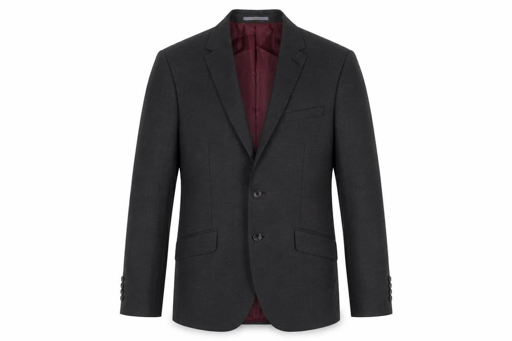 Marks & Spencer Mens Grey Polyester Jacket Suit Jacket Size 40 Big & Tall