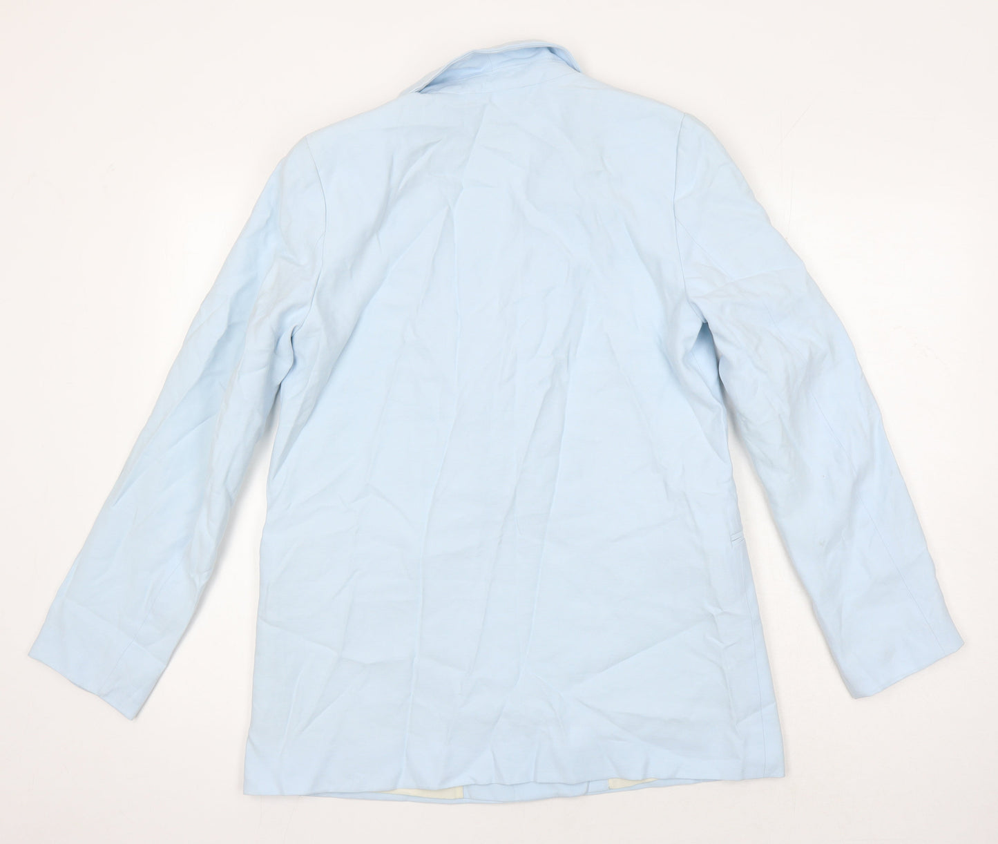 H&M Womens Blue Jacket Blazer Size 10