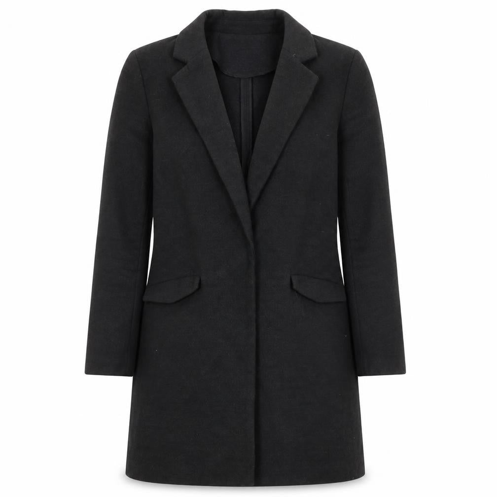 Gina Tricot Womens Grey Overcoat Coat Size 12