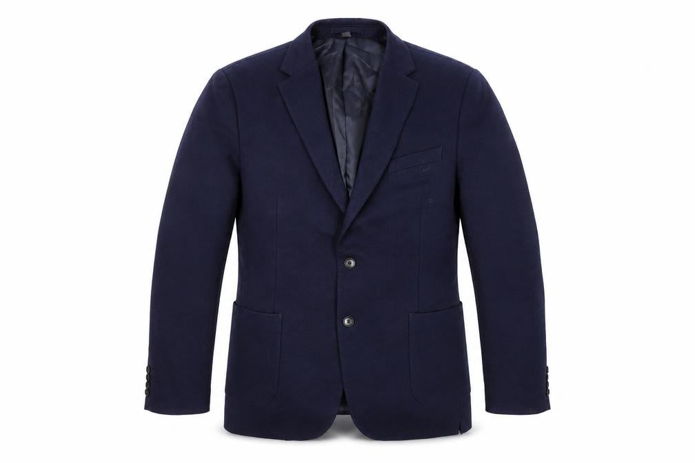 Marks & Spencer Mens Blue Polyimide Jacket Blazer Size 44 Regular