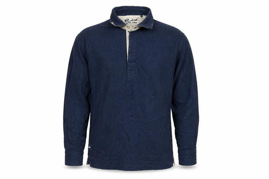 Ryderwear Mens Blue Cotton Button-Up Size M Collared Button