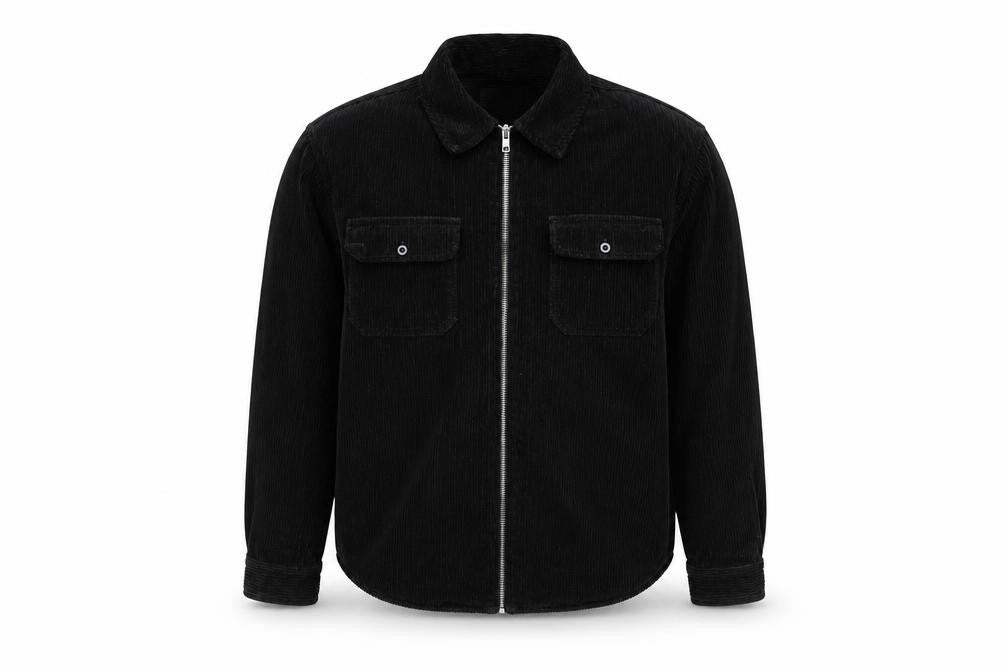 The Idle Man Mens Black Jacket Size L Zip
