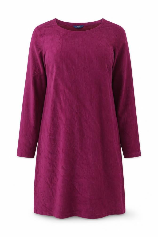 Cotton Traders Womens Purple Polyester A-Line Size 18 Round Neck Pullover