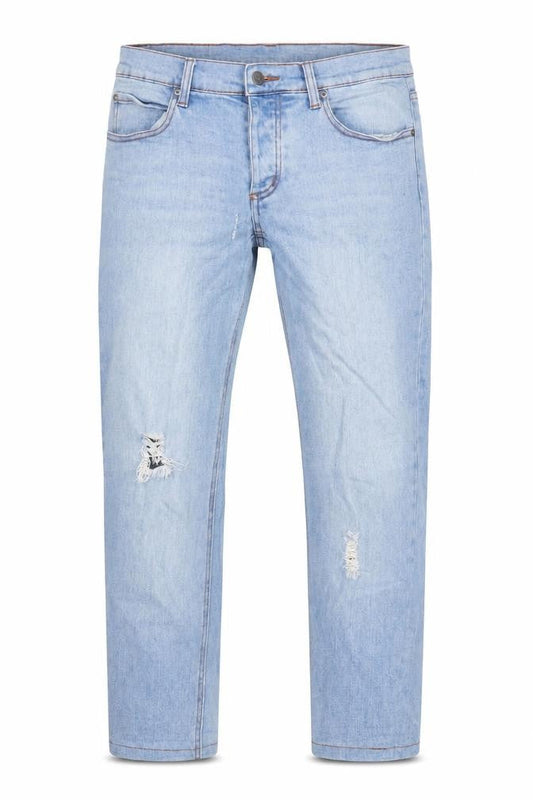 Cheap Monday Mens Blue Cotton Blend Straight Jeans Size 30 in L27 in Regular Zip
