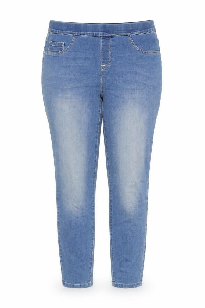 George Womens Blue Cotton Blend Flared Jeans Size 16 L29 in Regular