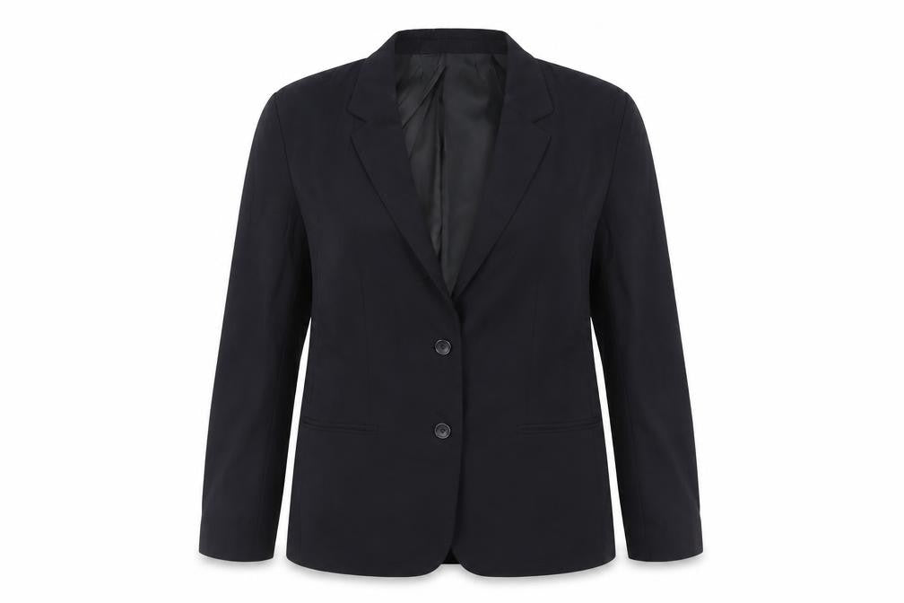 Disley Womens Black Jacket Blazer Size 12 Button