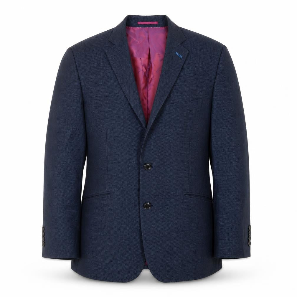Daniel Grahame Mens Blue Polyester Jacket Suit Jacket Size 44 Regular