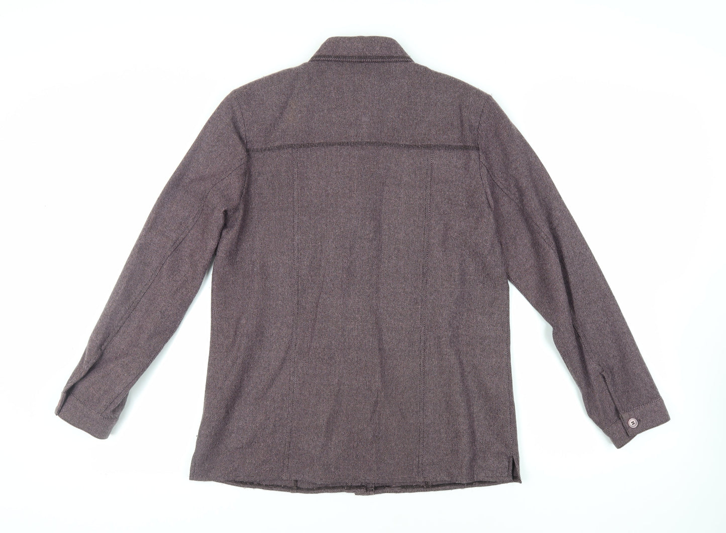 Oscar B. Womens Purple Jacket Size 12 Button - Lightweight