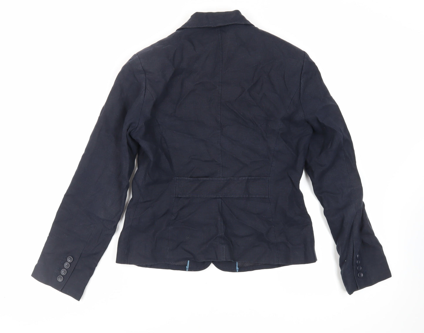 NEXT Womens Blue Jacket Blazer Size 12 Button