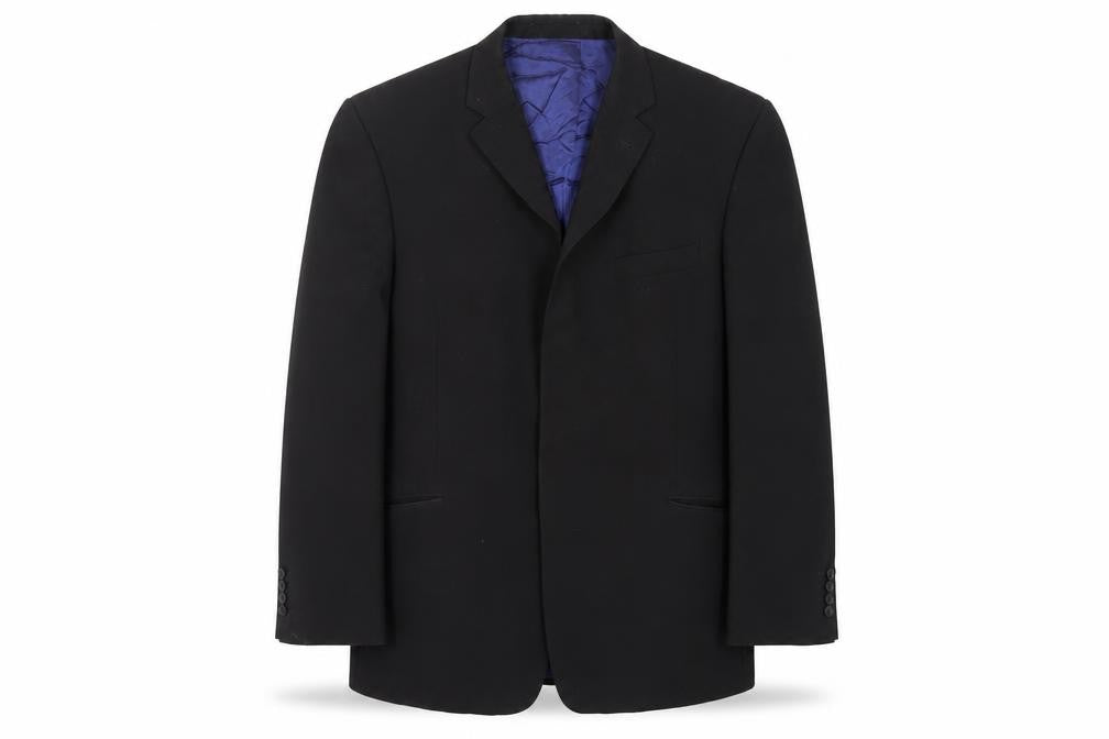 NEXT Mens Black Polyester Jacket Suit Jacket Size 44 Regular