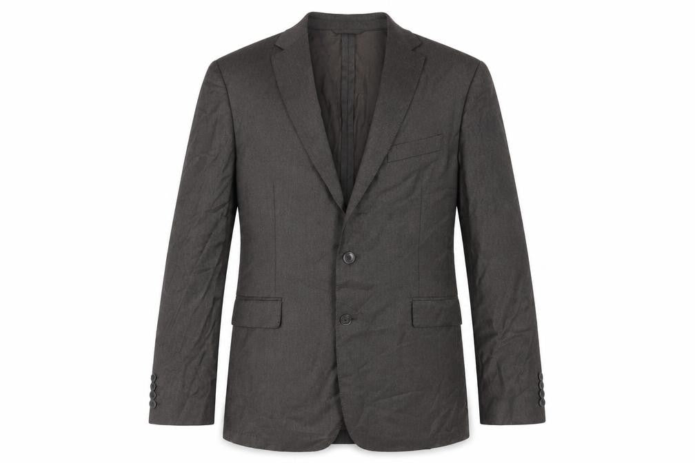 Hackett London Mens Grey Wool Jacket Blazer Size 44 Regular