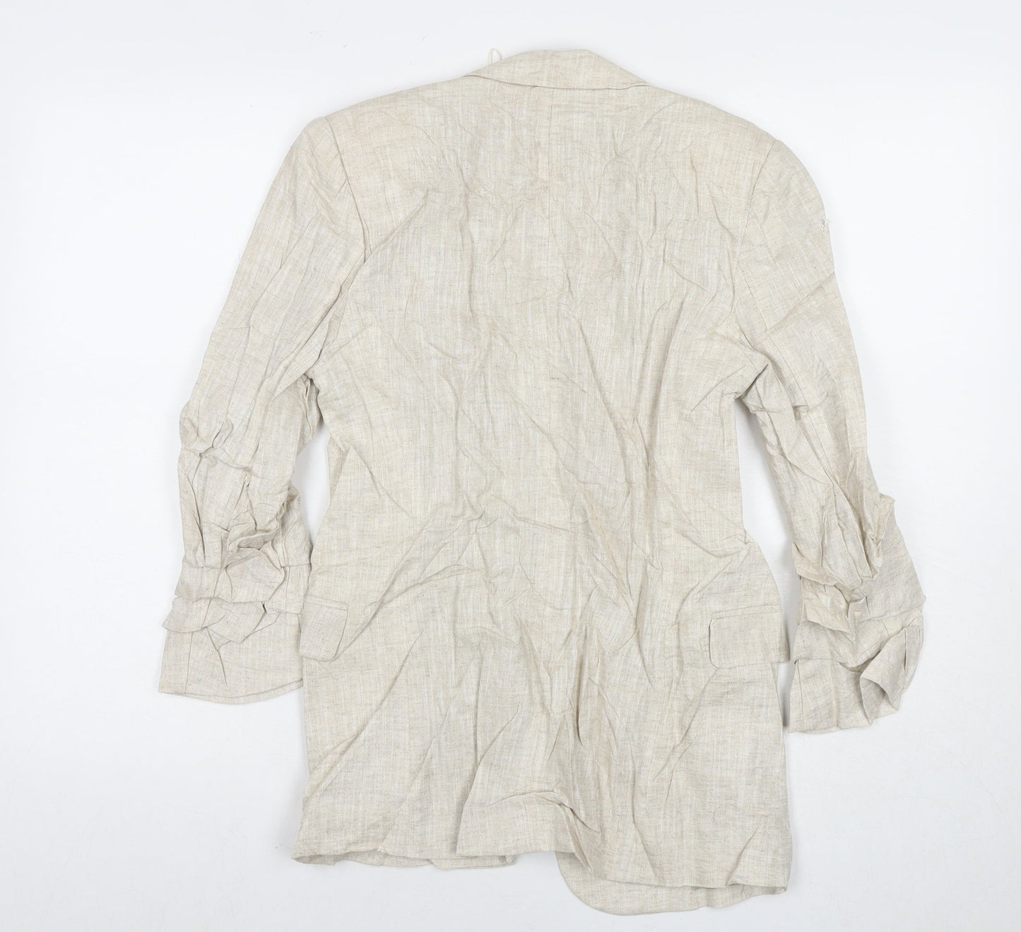 Marks and Spencer Womens Beige Jacket Blazer Size 6