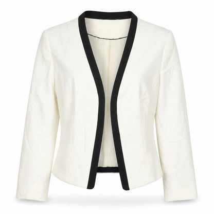 H&M Womens White Jacket Blazer Size 10