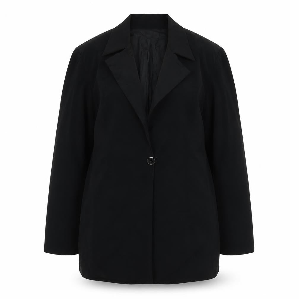 Belinda Ch'Ng Womens Black Jacket Blazer Size 12 Buckle