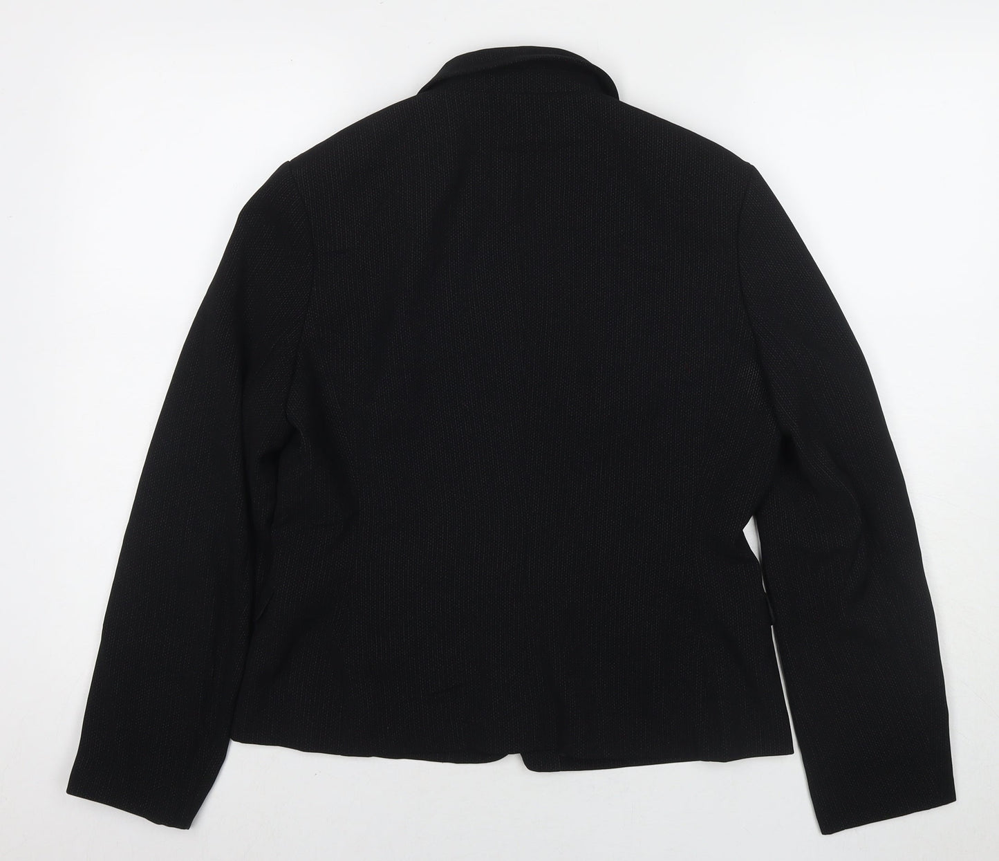 NEXT Womens Black Jacket Blazer Size 12 Button