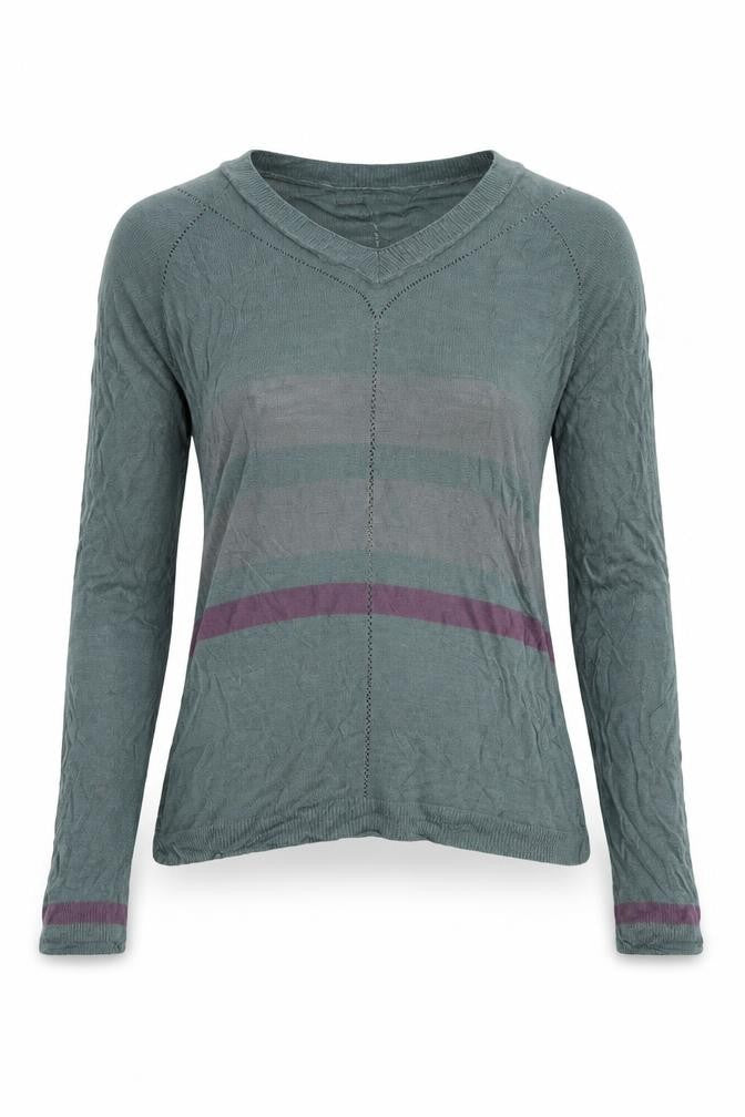 NEXT Womens Blue V-Neck Viscose Pullover Jumper Size 10