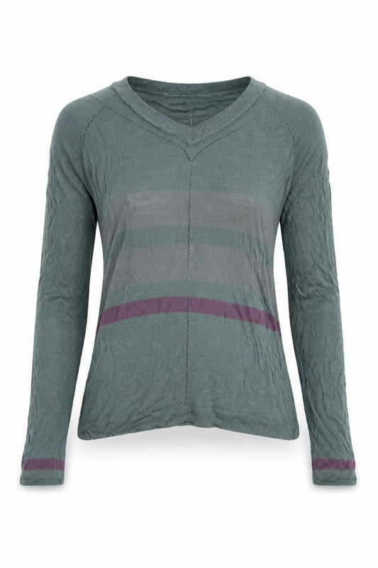Next Womens Blue V-Neck Viscose Pullover Jumper Size 10
