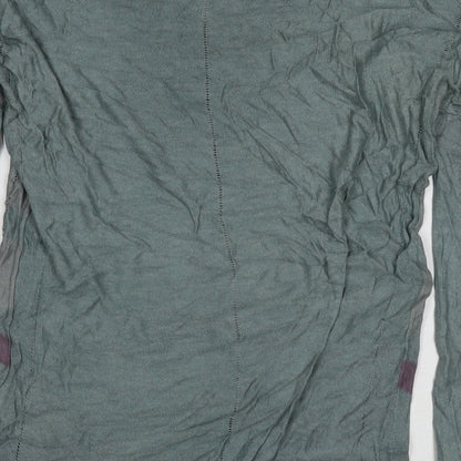 Next Womens Blue V-Neck Viscose Pullover Jumper Size 10