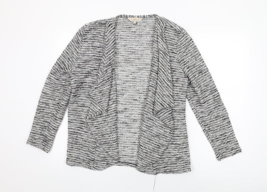 Dorothy Perkins Womens Grey Geometric Jacket Size 18