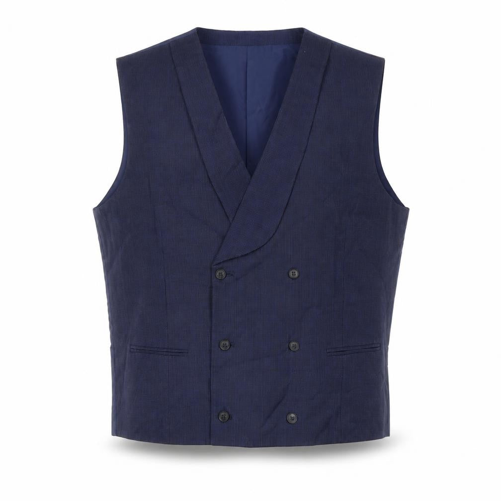 1904 Mens Blue Wool Jacket Suit Waistcoat Size XL Regular