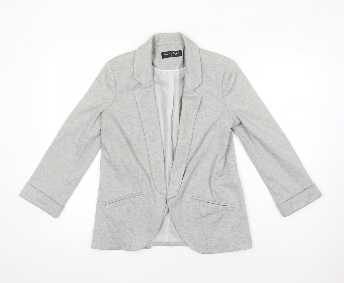 Miss Selfirdge Womens Grey Jacket Blazer Size 10