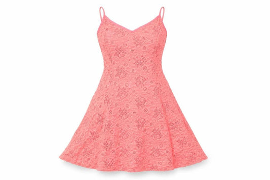 New Look Womens Pink Nylon A-Line Size 8 V-Neck Pullover