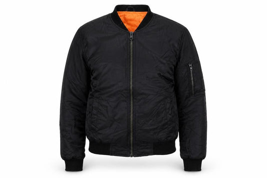 Topshop Womens Black Bomber Jacket Jacket Size 6 Zip