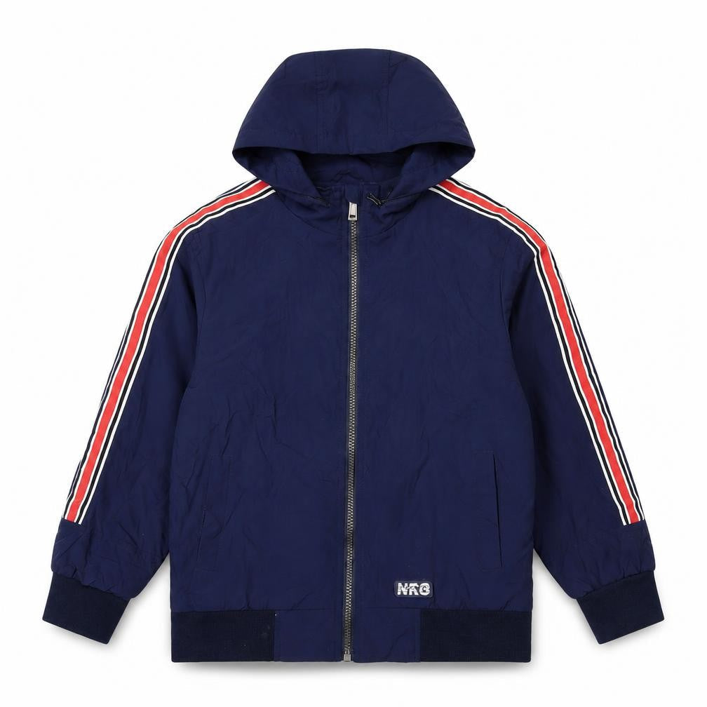ENERGIERS Boys Blue Anorak Coat Size 8 Years Zip