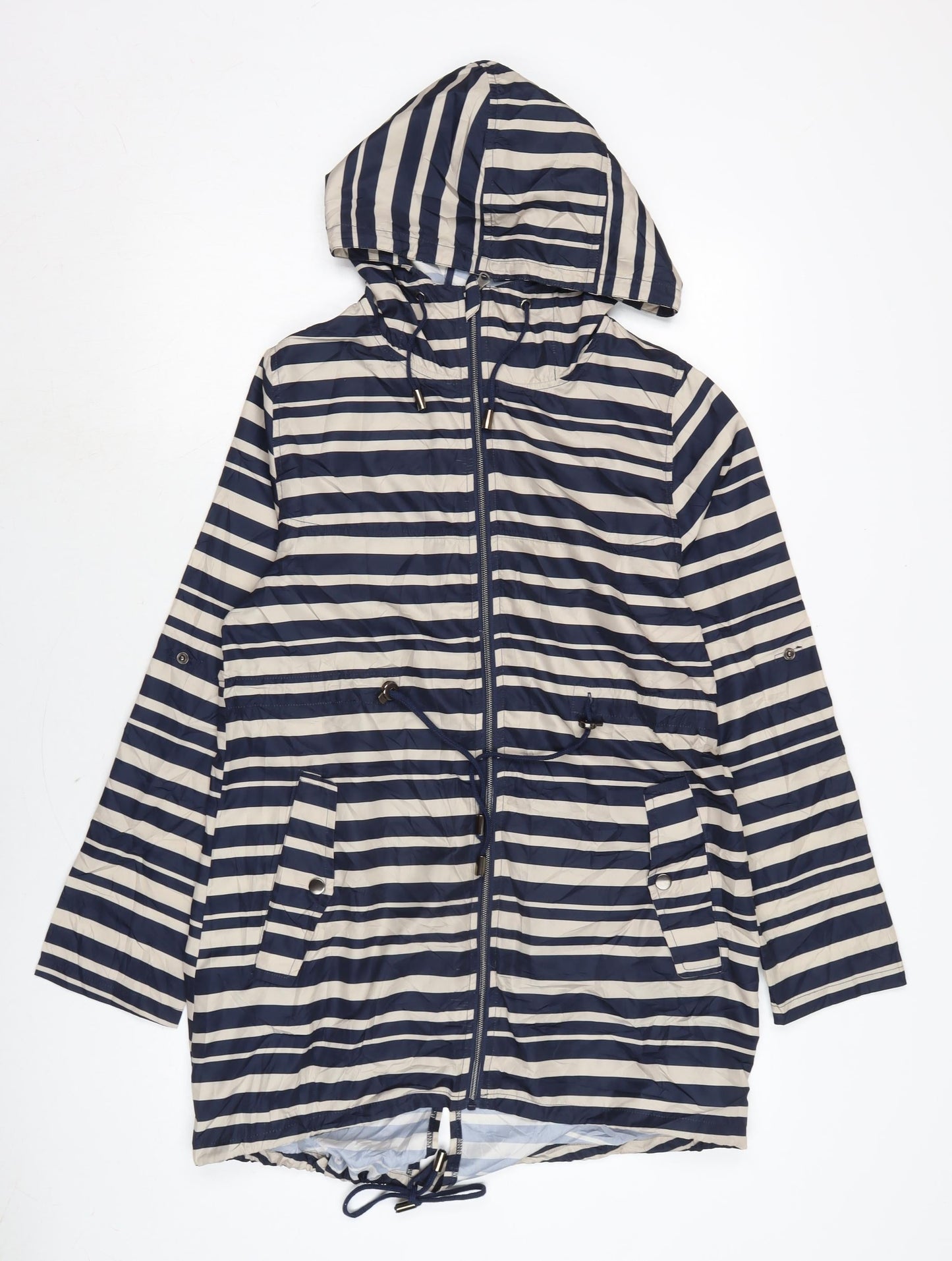Atmosphere Womens Blue Anorak Jacket Size 8 Zip