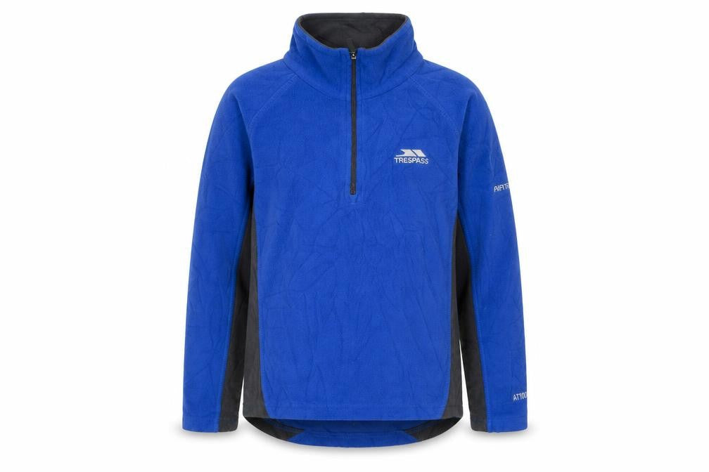 Tresspass Boys Blue Polyester Pullover Sweatshirt Size 7-8 Years