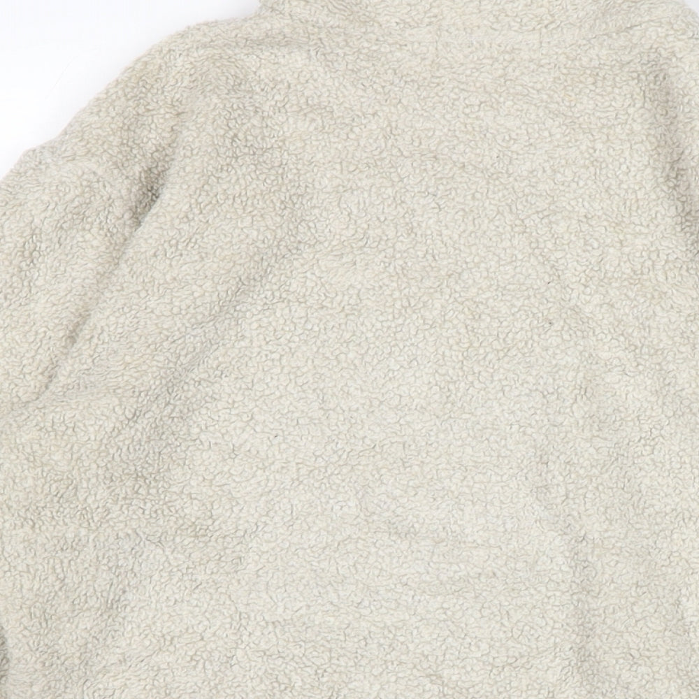 Marks and Spencer Womens Beige Jacket Size 14 Zip