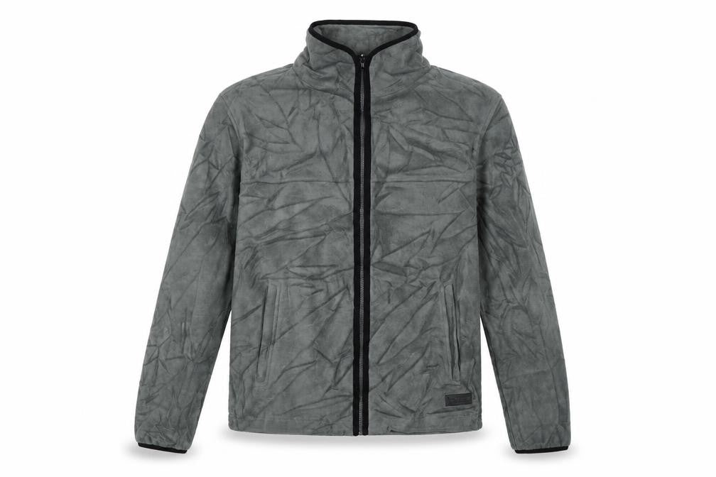 Bernard Weatherhill Mens Grey Jacket Size L Zip