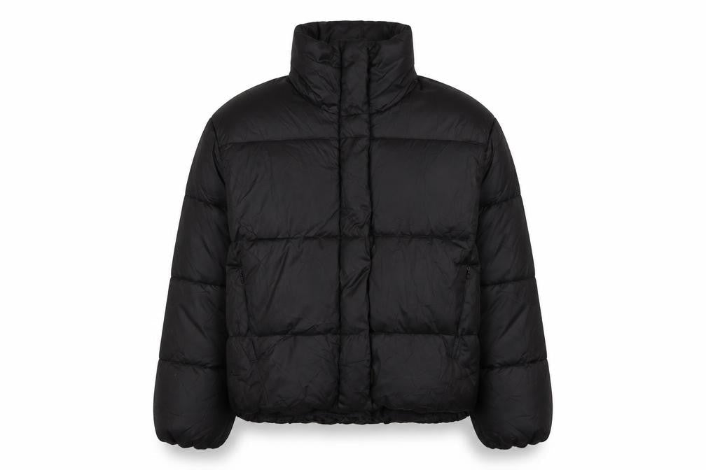 H&M Mens Black Puffer Jacket Jacket Size M Zip