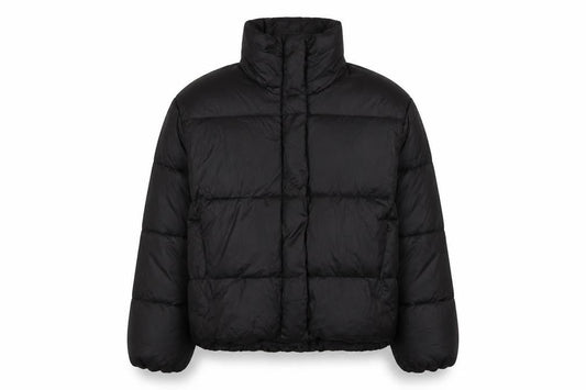 H&M Mens Black Puffer Jacket Jacket Size M Zip