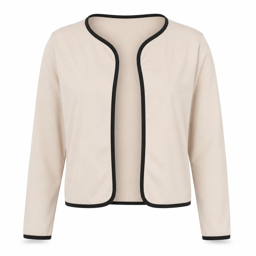 Boohoo Womens Beige Polyester Kimono Blouse Size 8 V-Neck