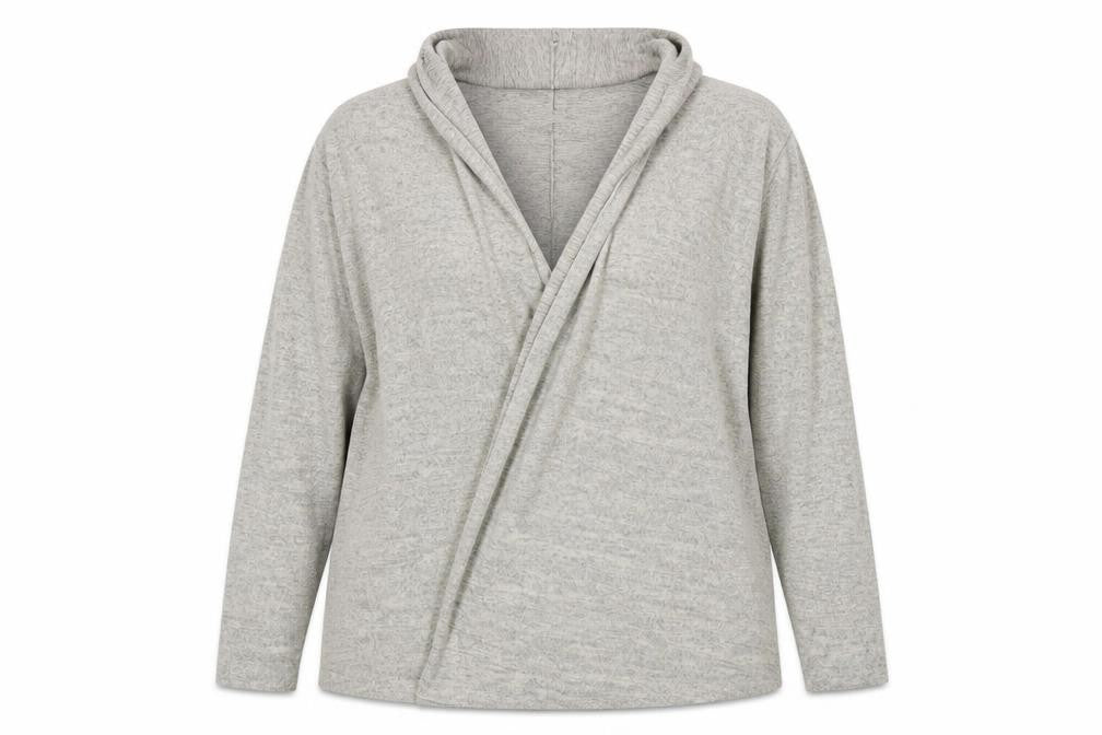 Kim&Co Womens Beige V-Neck Polyester Cardigan Jumper Size M