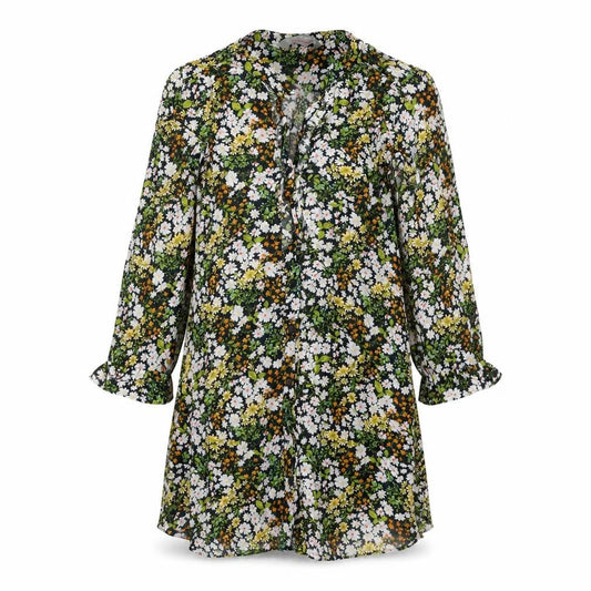 Dorothy Perkins Womens Multicoloured Floral Viscose Shirt Dress Size 10 Collared Button